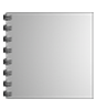 Broschüre mit Metall-Spiralbindung, Endformat Quadrat 21,0 cm x 21,0 cm, 100-seitig